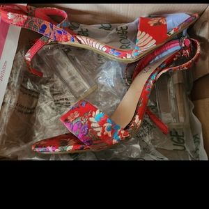 Open toe with clear heel 👠